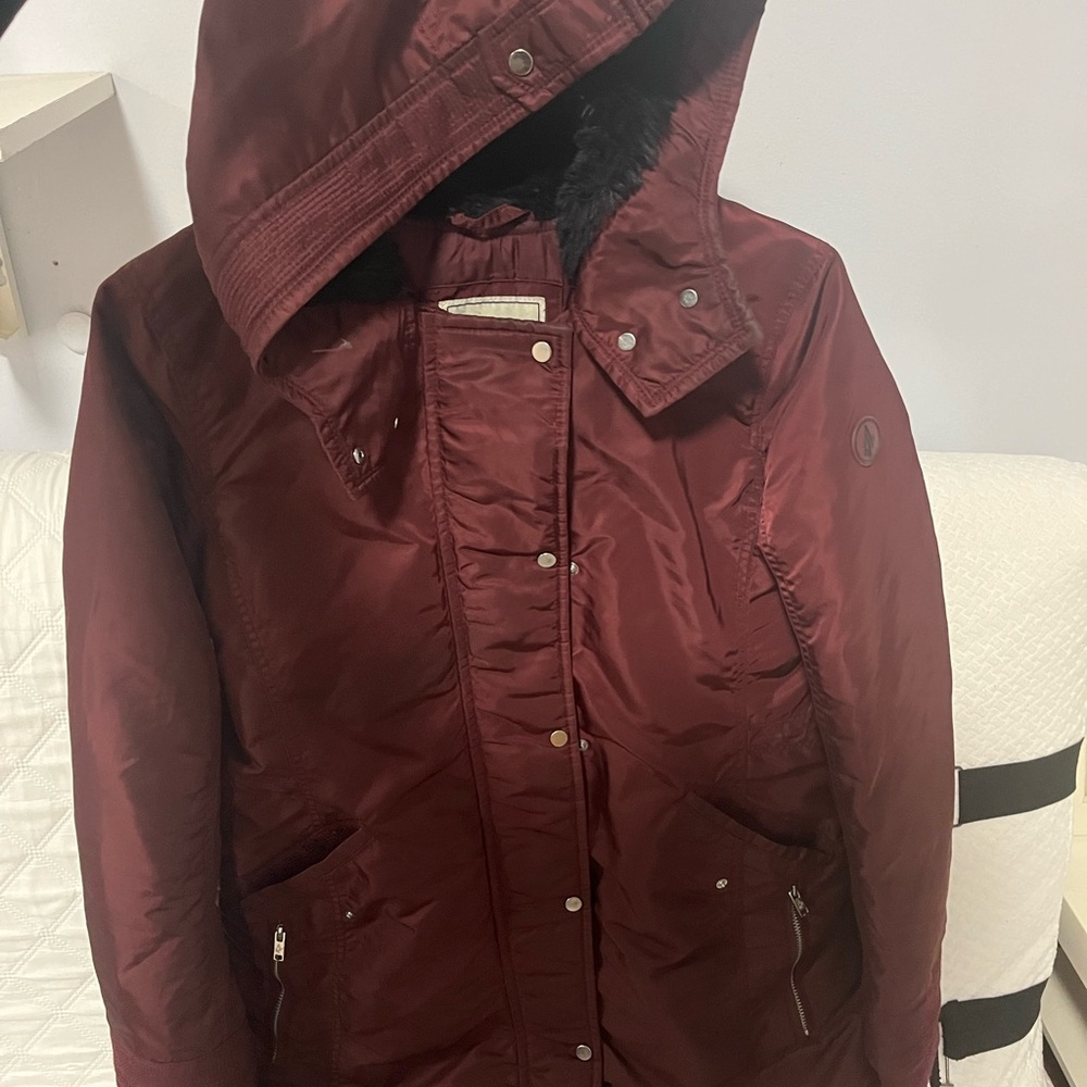 Abercrombie & Fitch Long Puffer Parka Jacket
